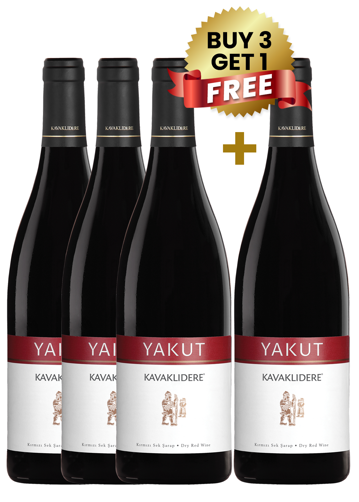 Kavaklidere Yakut Dry Red 75cl (Buy 3 Get 1 Free) Wines Offer ( Buy 3