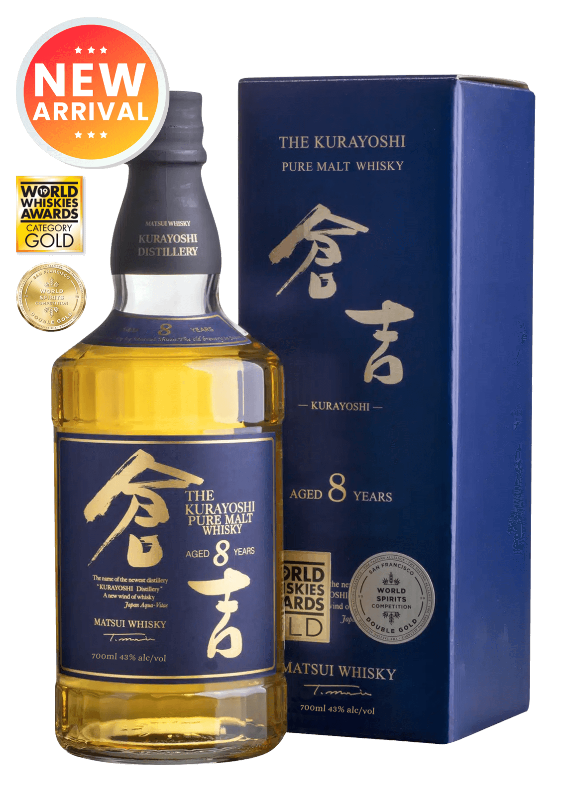 KURAYOSHI THE SAN-IN JAPANESE WHISKY