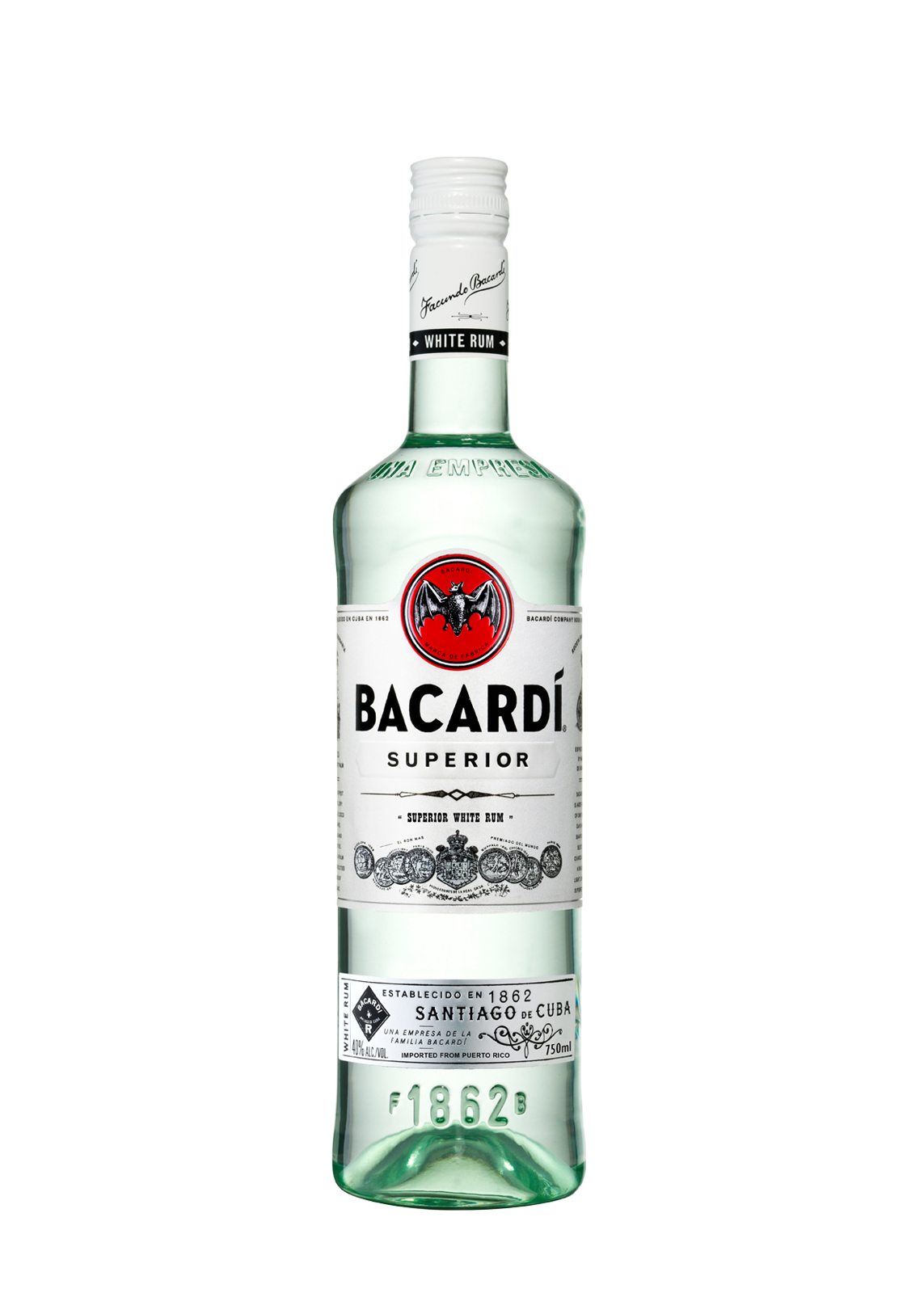 Bacardi White Rum 75cl Rom Nazvanie Magazina