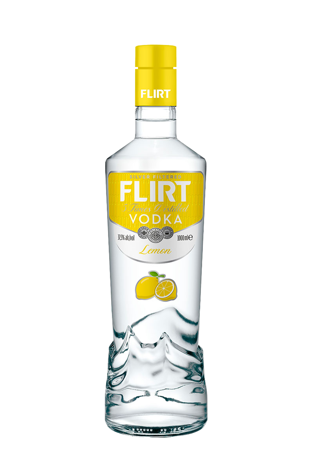 Flirt Lemon Vodka 1L- Buy Bulgarian vodka online in UAE