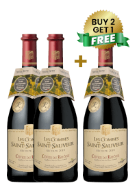 Les Combes De Saint-Sauveur Cotes Du Rhone Terra Vitis 75Cl (Buy 2 Get 1 Free)