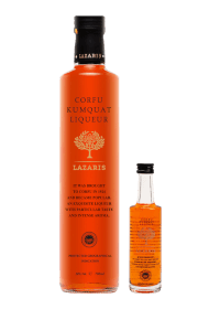 Lazaris Corfu Kumquat Liqueur 70Cl + 5Cl