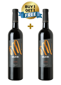 Malavina Saperavi Dry Red 75Cl Buy 1 Get 1 Free