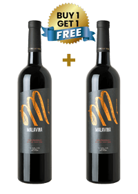 Malavina Kindzmarauli Semi Sweet Red 75Cl Buy 1 Get 1 Free