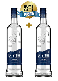 Eristoff Vodka 1 Ltr Buy 1 Get 1 Free