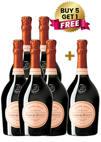 Laurent Perrier Rose 75Cl (Buy 5 Get 1 Free)