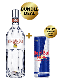 1 Btl Finlandia Mango 1 Ltr + 1 Red Bull Reg. Cans 25 Cl