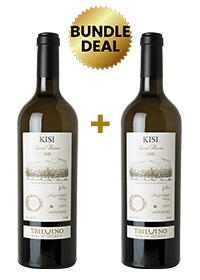 2 Btls Tbilvino Kisi Special Reserve Limited Release White Dry 75Cl Promo