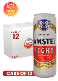 Amstel Light Can 35.5 CL X 12 Case