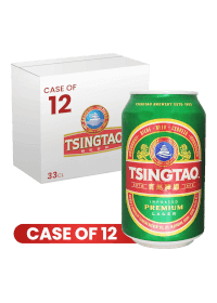 Tsingtao Beer Can 33 CL X 12 Case