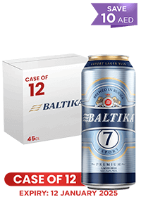 Baltika Premium Beer Can 45 CL X 12 Case