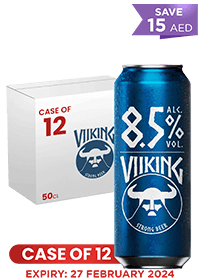Viiking Strong Beer 8.5% Can 50 CL X 12 Case