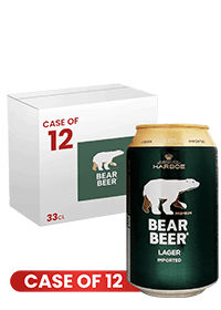 Bear Beer Can 5% 33Cl X 12 Case