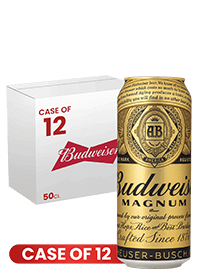 Budweiser Magnum 8% Beer Can 50 Cl X 12 Case