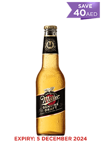 Miller Genuine Draft Bottle 33 Cl  Case X 24 Promo