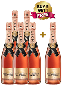 Moet & Chandon Nectar Imperial Rose 75Cl (Buy 5 Get 1 Free)