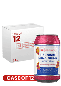 Helsinki Long Drink Vodka - BloodOrange Can 33Cl X 12 Case