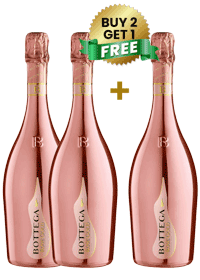 Bottega Rose Gold Vino Spumante Pinot Nero75Cl (Buy 2 Get 1 Free)