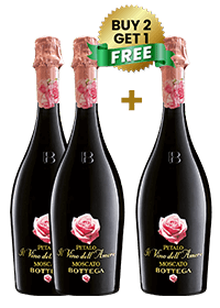 Bottega Petalo Moscato Il Vino Dell Amore (Sparkling) 75Cl Buy 2 Get 1 Free