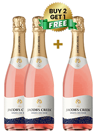 Jacob's Creek Sparkling Rose 75Cl (Buy 2 Get 1 Free)