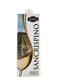 San Crispino Vino Bianco Brik 1L By Cantine Ronco
