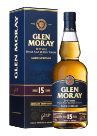 Glen Moray 15 Years Speyside Single Malt American & Sherry Casks 70Cl