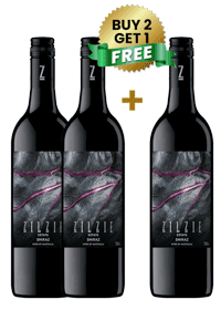 Zilzie Estate Shiraz 75Cl (Buy 2 Get 1 Free)