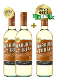 Marques Del Turia Semidulce Viura Sauvignon Blanc 75Cl (Buy 2 Get 1 Free)