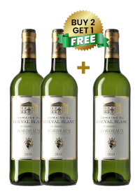 Domaine Du Cheval Blanc Cuvee Grandes Vignes Bordeaux 75Cl (Buy 2 Get 1 Free)