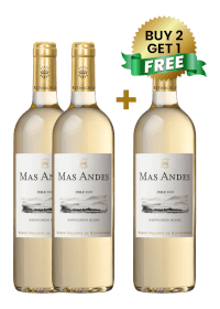 Mas Andes Sauvignon Blanc 75Cl Buy 2 Get 1 Free)