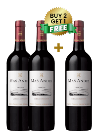 Mas Andes Cabernet Sauvignon 75Cl Buy 2 Get 1 Free)