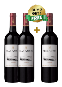 Mas Andes Carmenere 75Cl Buy 2 Get 1 Free)