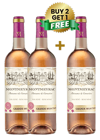 Montmeyrac Rose Wine 75Cl (Buy 2 Get 1 Free)
