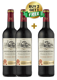 Montmeyrac Red Wine 75Cl (Buy 2 Get 1 Free)