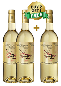 Baron Philippe De Rothschild Sauvignon Blanc 75Cl (Buy 2 Get 1 Free)