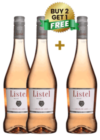 Listel Rose Grain De Gris 75 Cl (Buy 2 Get 1 Free)