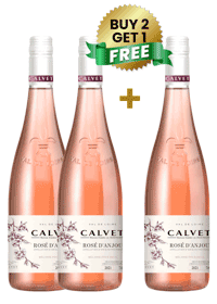 Calvet Rose D Anjou 75Cl (Buy 2 Get 1 Free)