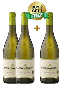 Baron D'Arignac White Wine 75Cl (Buy 2 Get 1 Free)