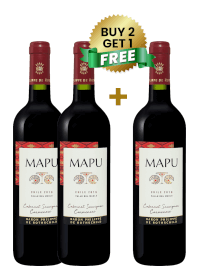 Mapu Cabernet Sauvignon/Carmenere 75Cl Buy 2 Get 1 Free)