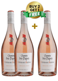 Chemin Des Papes Cotes Du Rhone Grenache-Syrah 75Cl (Buy 2 Get 1 Free)