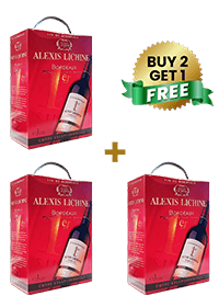 Alexis Lichine Aop Bordeaux Red 3Lt Buy 2 Get 1 Free