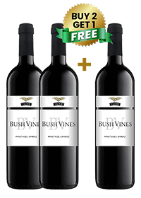 Cloof Bush Vines Pinotage Shiraz 75Cl (Buy 2 Get 1 Free)