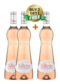 Billette Cotes De Provence Rose 75Cl (Buy 2 Get 1 Free)