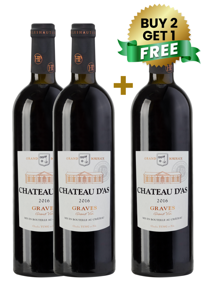 Chateau D As Graves Rouge 75Cl (Buy 2 Get 1 Free)