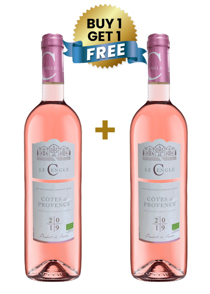 Le Cengle Cotes De Provence Rose Organic Wine 75Cl (Buy 1 Get 1 Free)