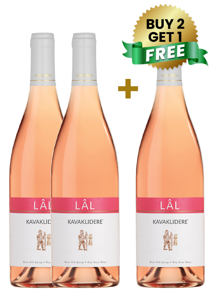 Kavaklidere Lal Dry Rose 75cl (Buy 2 Get 1 Free)