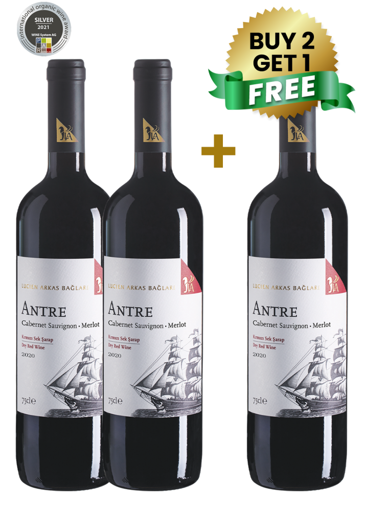 Lucien Arkas Baglari Antre Cabernet Sauvignon-Merlot 75cl (Buy 2 Get 1 Free)