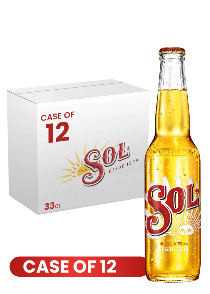 Sol Beer Btl 33 CL X 12 Case