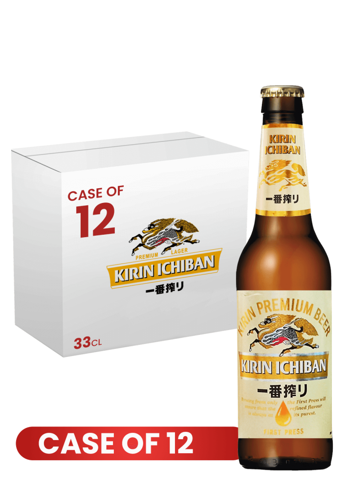 Kirin Ichiban Bottle 33 CL X 12 Case