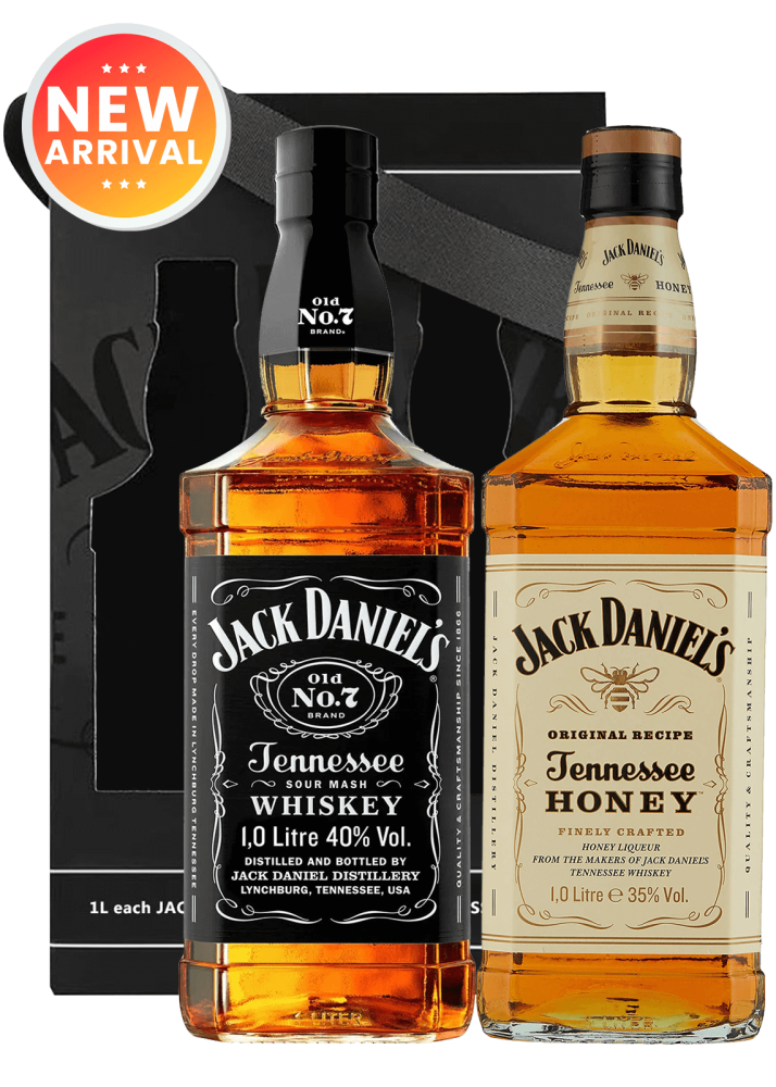 Jack Daniels Twin Pack 1L (Original + Honey)